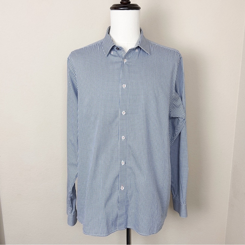 Ted Baker London Men’s Long Sleeve Button Down | Size 7